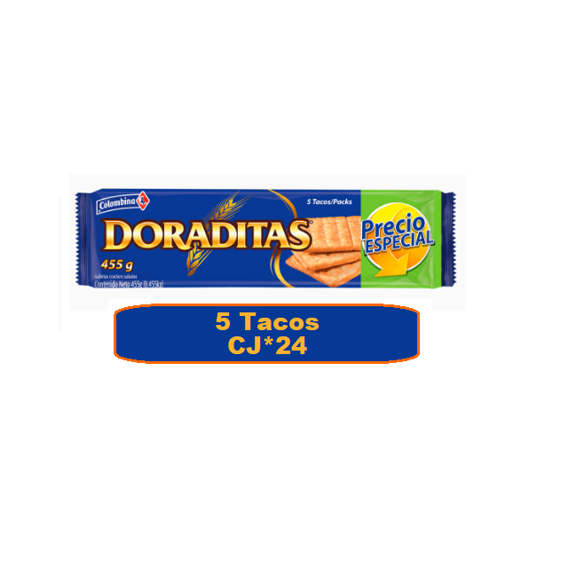 Crakeñas Doraditas*5T Caj*24
