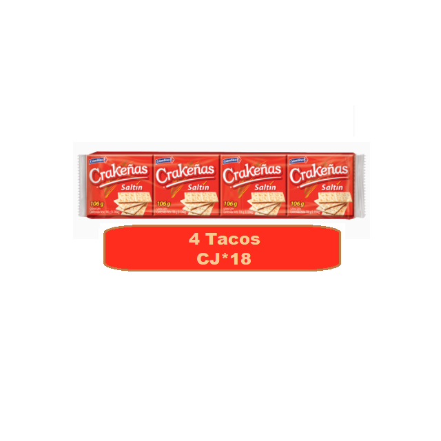 Crakeñas Saltín*4Uni Caj*18