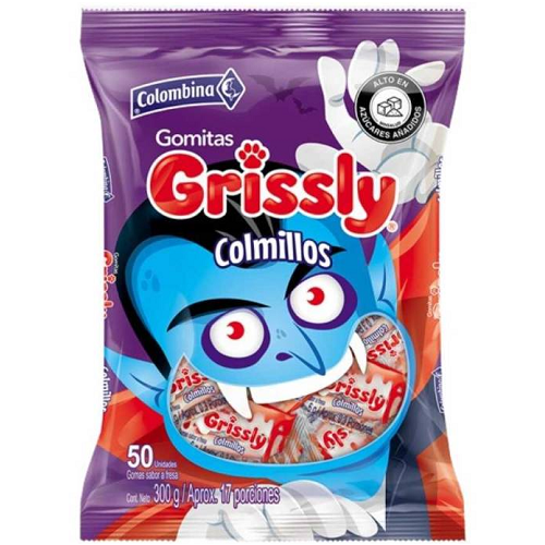 Grisly Gomitas Colmillos*50 Cj*16
