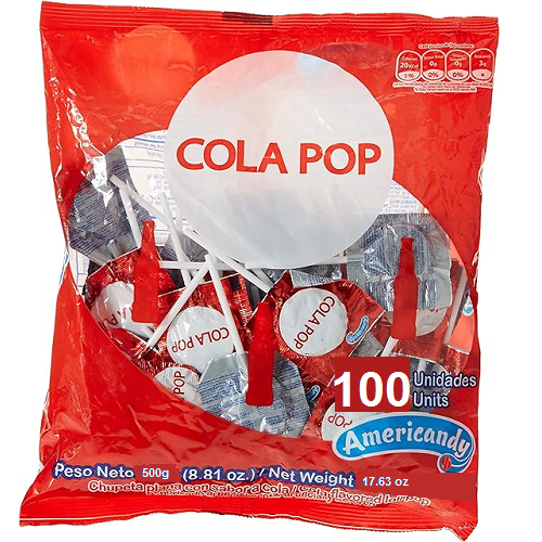 Americandy Chupeta Cola Pop*100 Cj*20