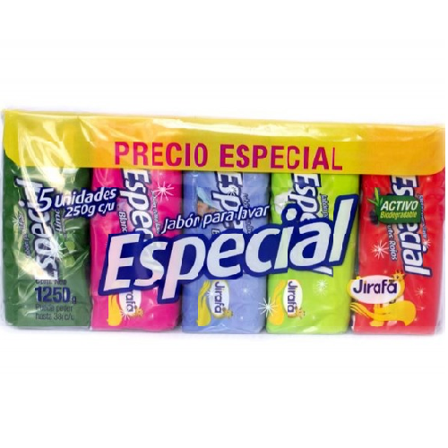 Combo*5 Especial Jabón Surt  cj*10