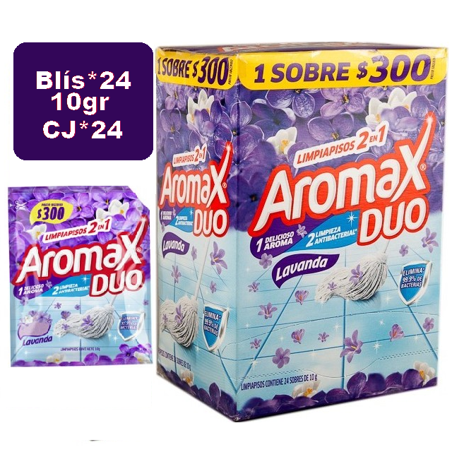 Aromax Limpiapisos 10g Blís*24 Caj*24