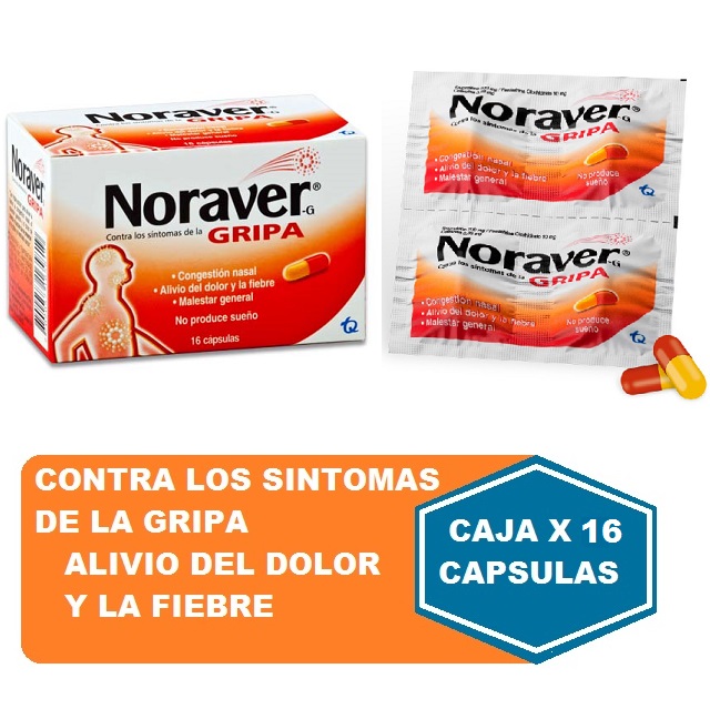 Tq Noraver Gripa Cj*16 Capsulas