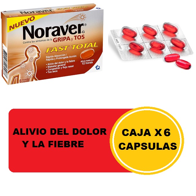 tq Noraver Fast Total*6 Capsulas