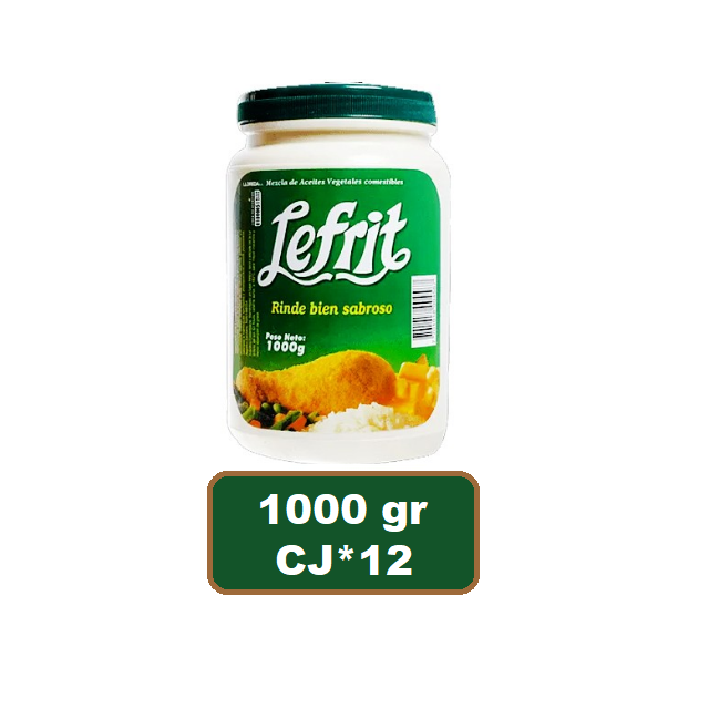 Lefrit Manteca*1000 gr Caj*12
