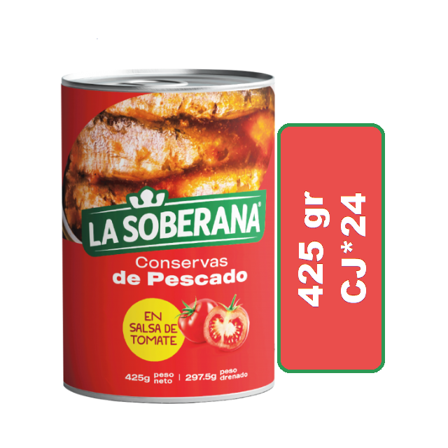 La Soberana Cilíndrica En TTE*425g Caj*24
