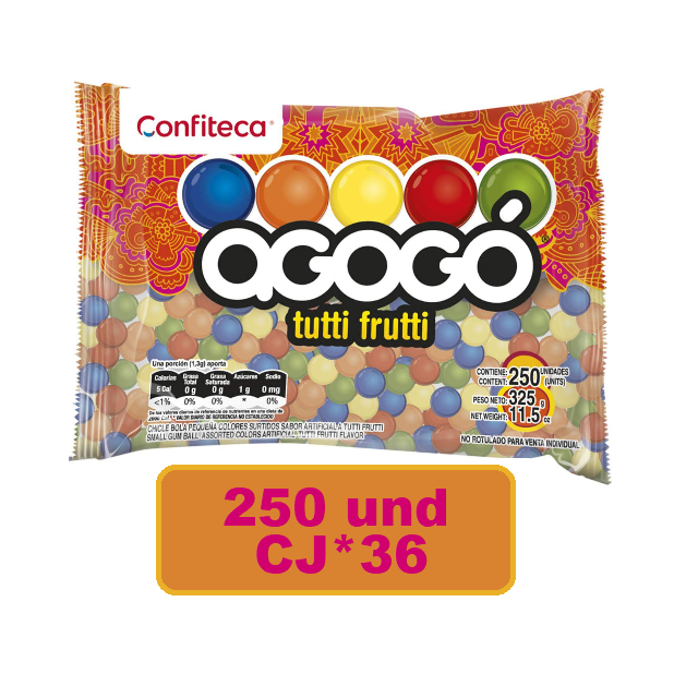 CF Agogó Tutti Frutti*250 und Caj*36