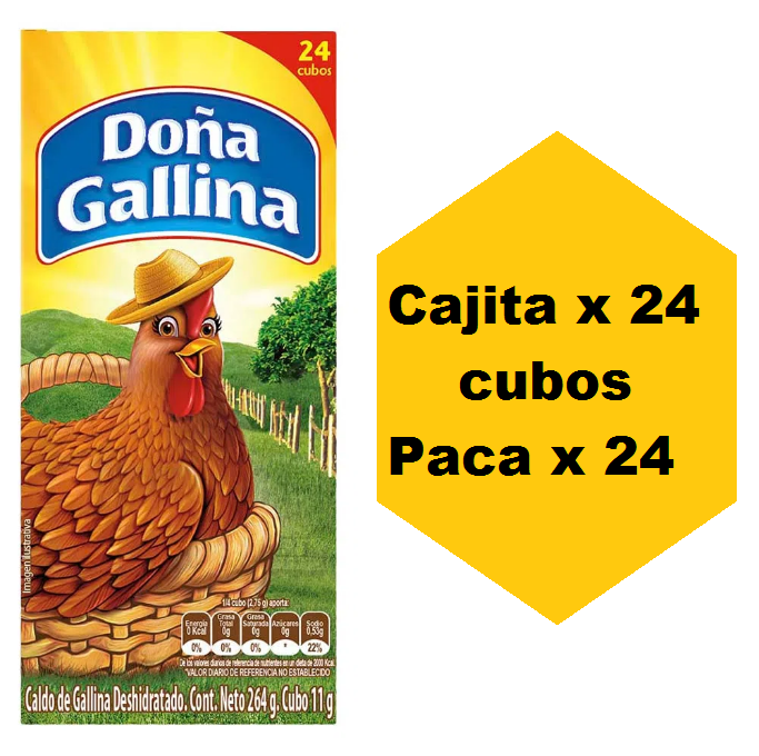 DOÑA GALLINA*24 cubos Cj*24