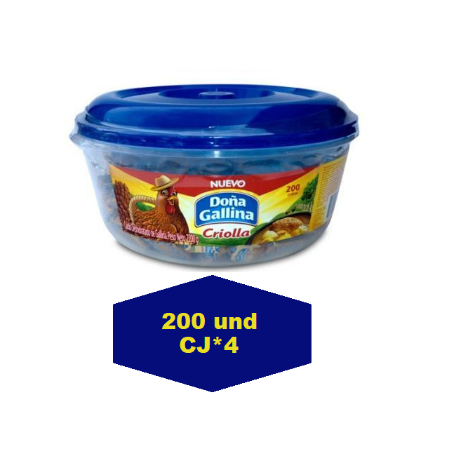 Doña Gallina*200 Und Caj*4