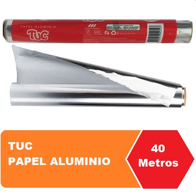 TUC Papel Aluminio*40 m Cj*30 Rollos