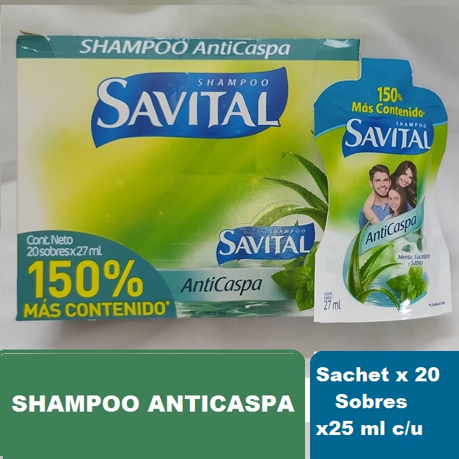 Savital Sh*20 sobres*25 ml c/u cj*24