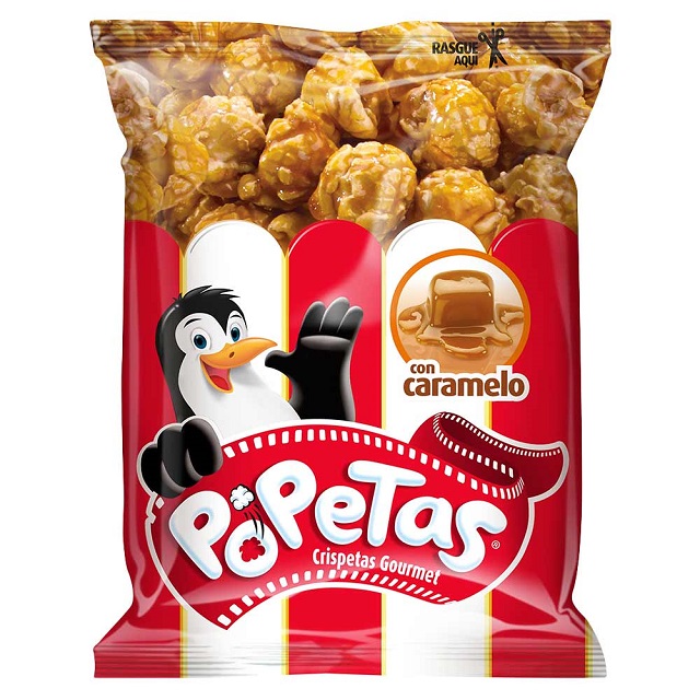 Popetas Caramelo*165g Cj*20 Bolsas