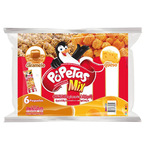 Popetas Maxipack*6un Cj*10 Bol