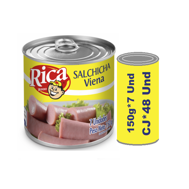 Rica Salch Viena*150g Cj*48
