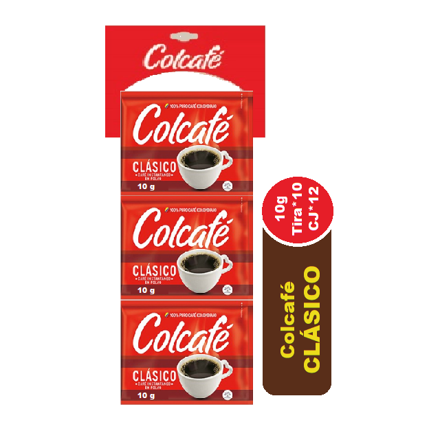 Colcafe Clásico Sachet*10 Sob*10g Cj*12