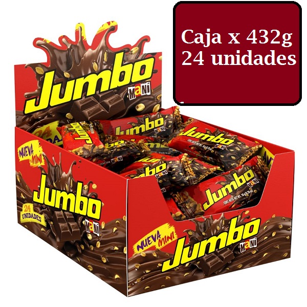Jumbo Mani Peq*17g *24un Cj*12