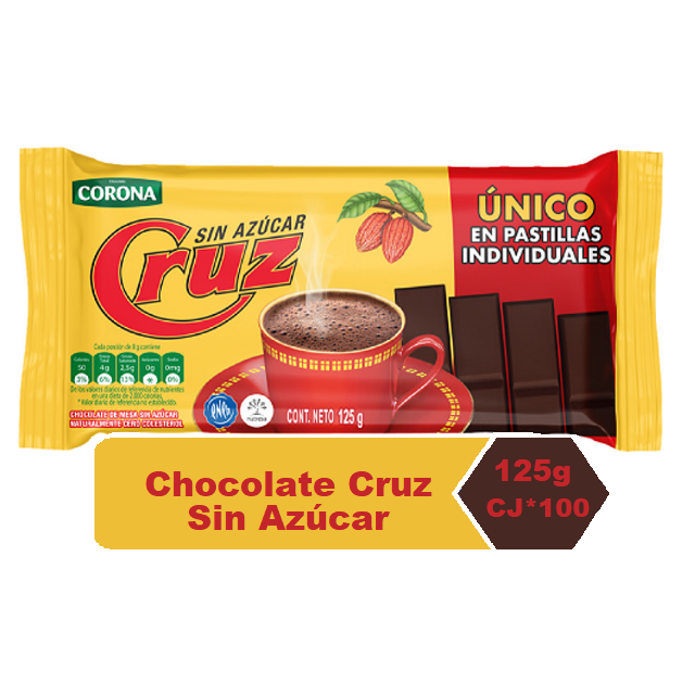 Cruz Chocolate *125gr *16Past Cj*100Un