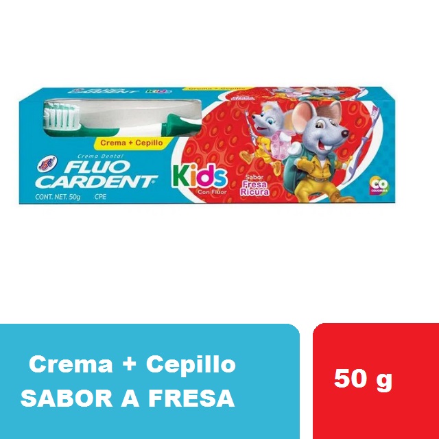 FLUOcardent Kids*50g + Cepillo