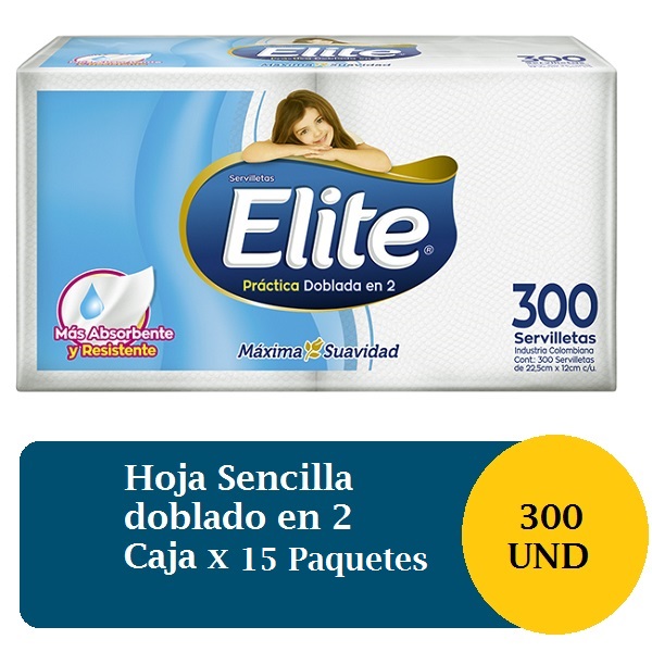 Elite Servilleta*300 Cj*15