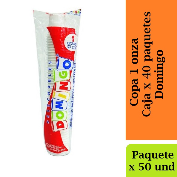 Domingo Copa*1onz*50u Cj*72 paq