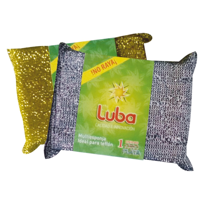 Luba Esponja Oro Plata*12u Pc*144