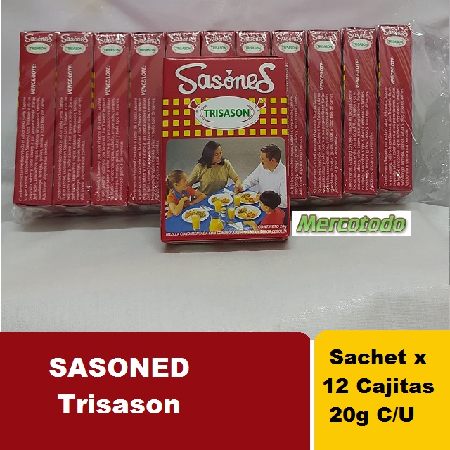 SASONED Trisas*20g Sachet*12 cajitas Cj*36