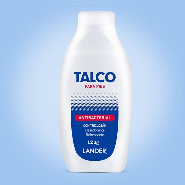 LANDER Talco Antibact Para Pies*120g