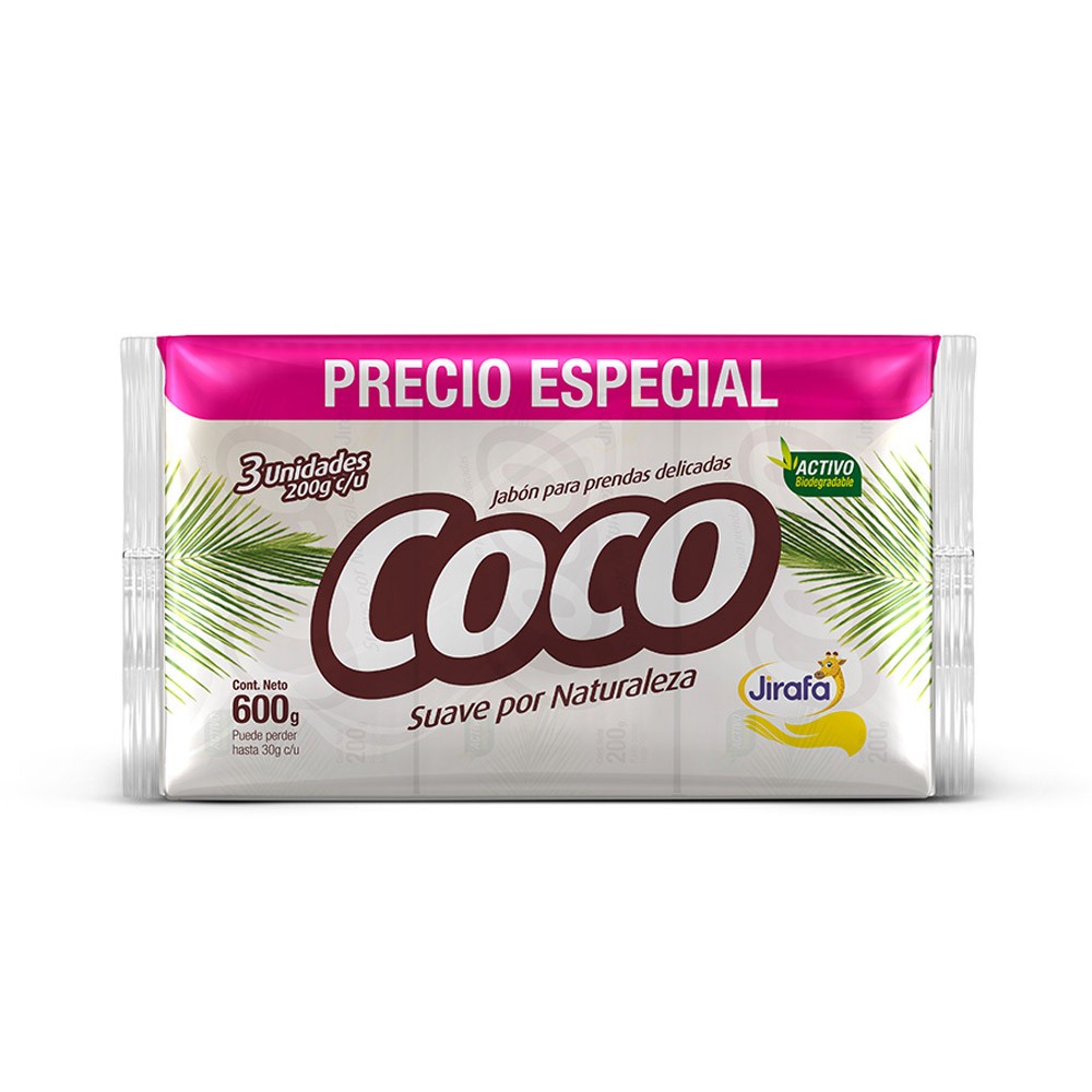 Coco Jirafa J.Barra 3*200g Cj*10