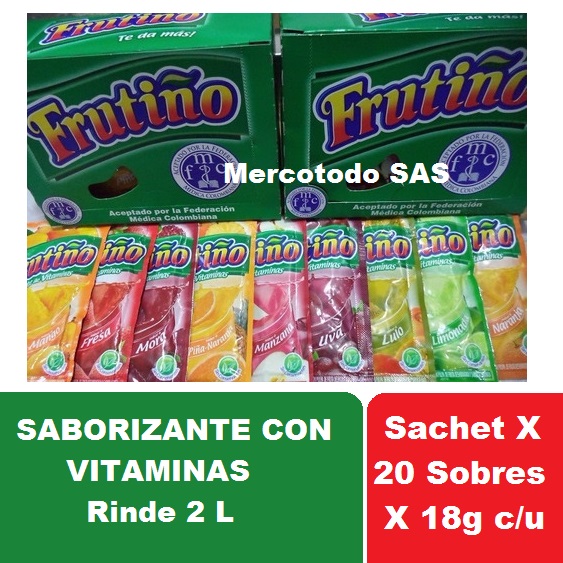 FRUTIÑO*10g 2 L Sachet*20 und