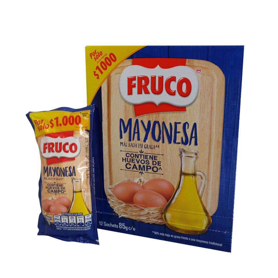 Fruco Mayonesa Sch*12 85g Cj*12