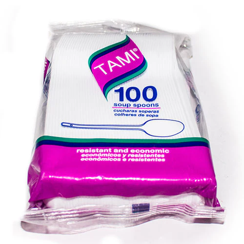 TAMI Cuchara Dulcer Pac*100u Cj*10