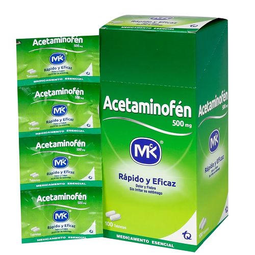 MK Aceta*500mg+mejoral tab Cj*100