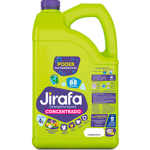 Jirafa Detergnt.Liquido*4L