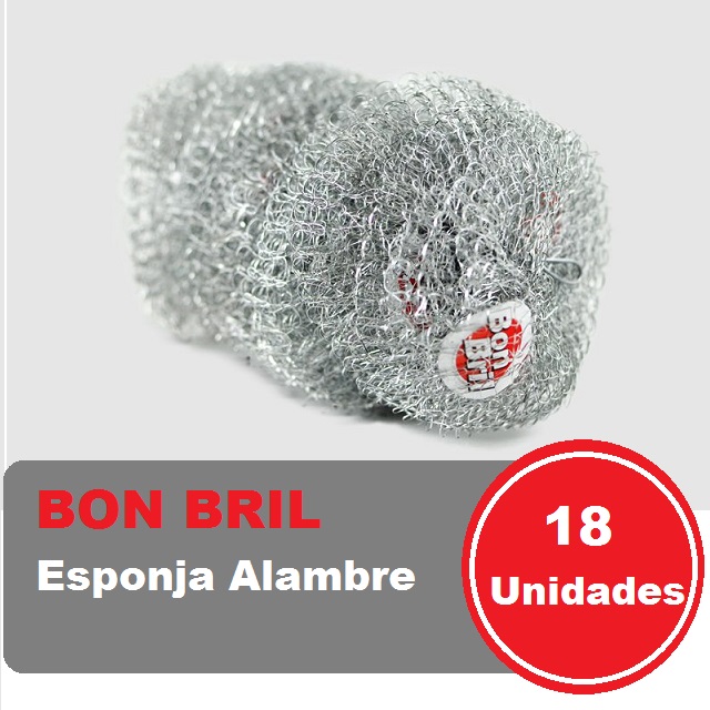 Bon Bril Esponja Alambre*18u Cj*24