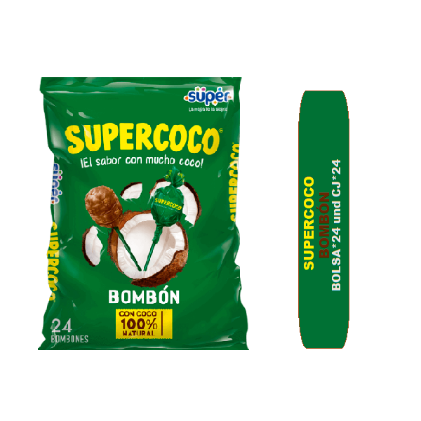 Supercoco Bomb*24u Cj*24 bolsas