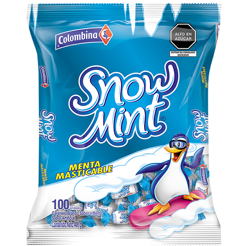 Snow Mint Fresa*100u cj*18u