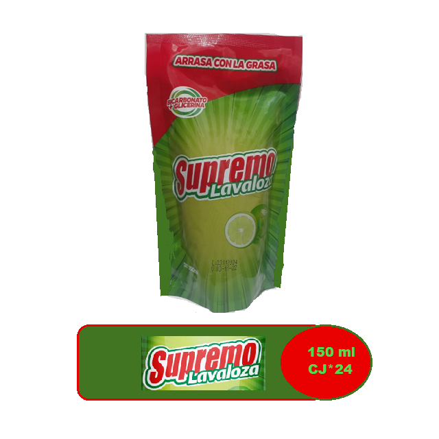 Supremo Lavaloza Liqui*150 ml Caj*48