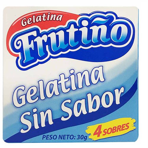 FRUTIÑO Gelat Sin*30 g 4 Sab Cj*48