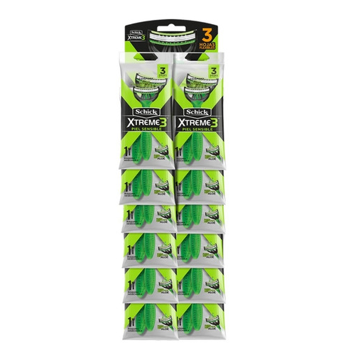 SCHICK Xtreme P. Sensible Verde Dp*13u