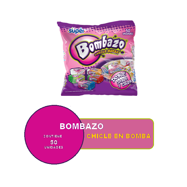 Bombazo Chicle Bomba*50 und Caj*24