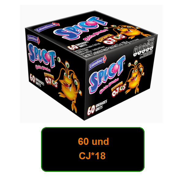 Splot Splot Spanta Ojos*60 und Caj*18