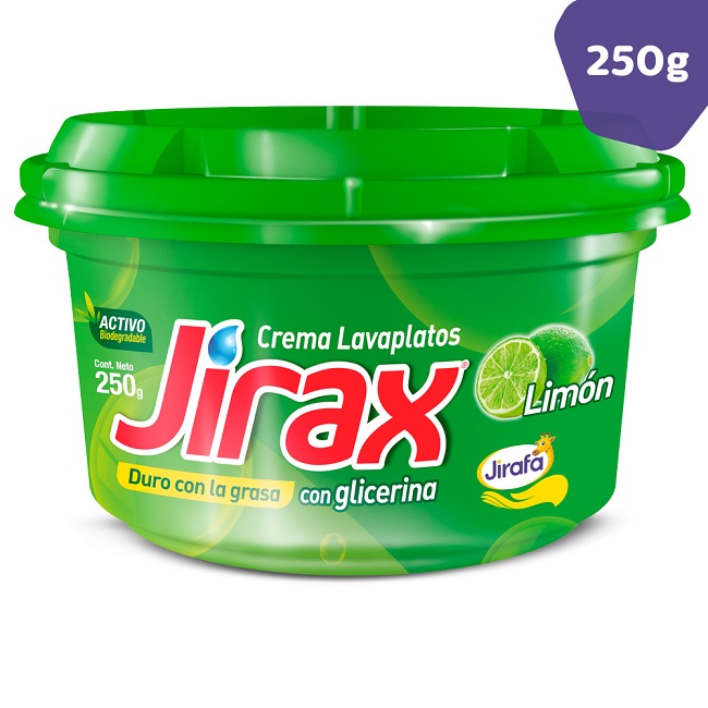 Jirax Crema Lavaplat*250g Cj*