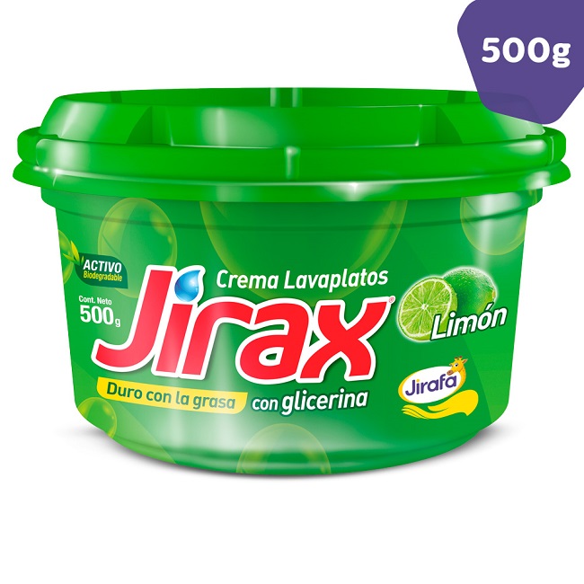 Jirax Crema Lavapl*500g Cj*24u