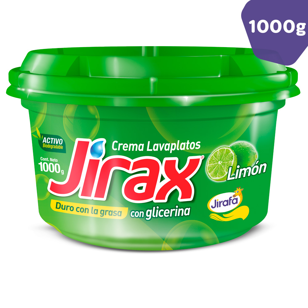 Jirax Crema Lavapl*1000g Cj*12u