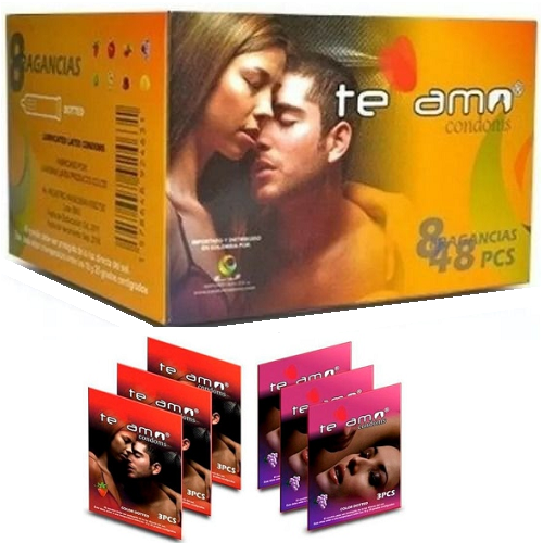 TE AMO Preserv*48 Blís*3u c/u Cj**48