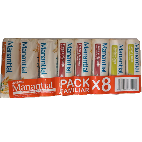 Manantial Jbn Surt 8 Und*125 gr Cj*6