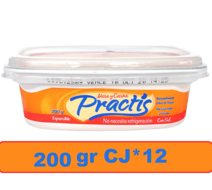 Margarina Practis*200 gr Caj*24