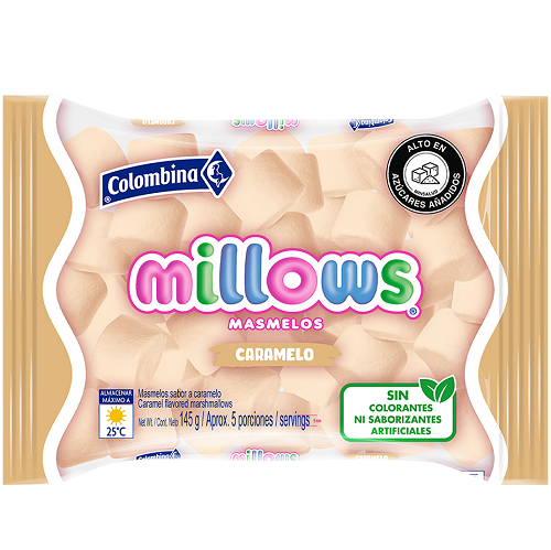 Millows Masmelo Caramelo*145 g Cj*12