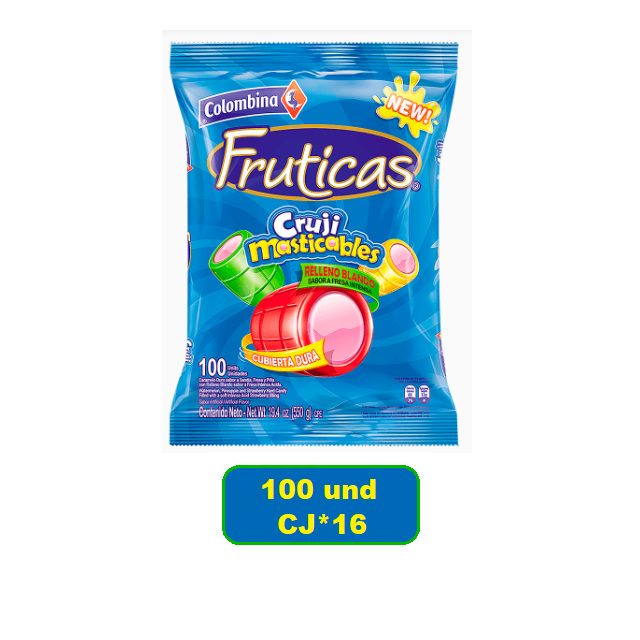 Fruticas Masticabl Crují*100 und Caj*16