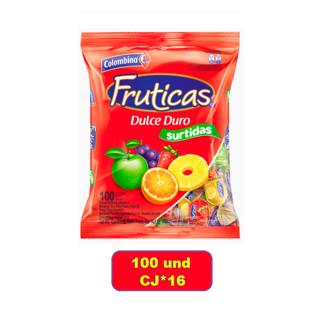 Fruticas Surtidas*100 und Caj*16